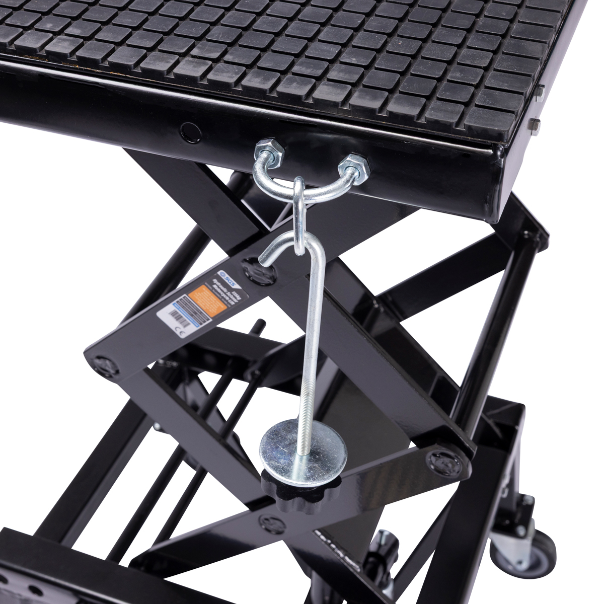 SGS 135Kg Hydraulic Scissor Motorcycle Lift with Wheels